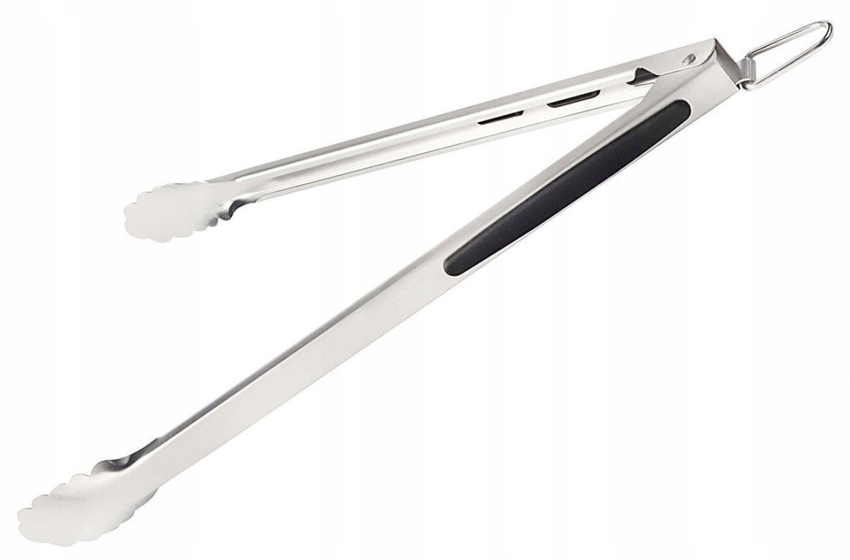 

Szczypce grilla 41cm stalowe smażenie kotletów Zwy