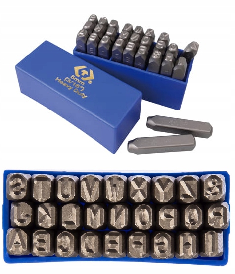

Numeratory znaczniki wybijaki Litery 5mm King Tony