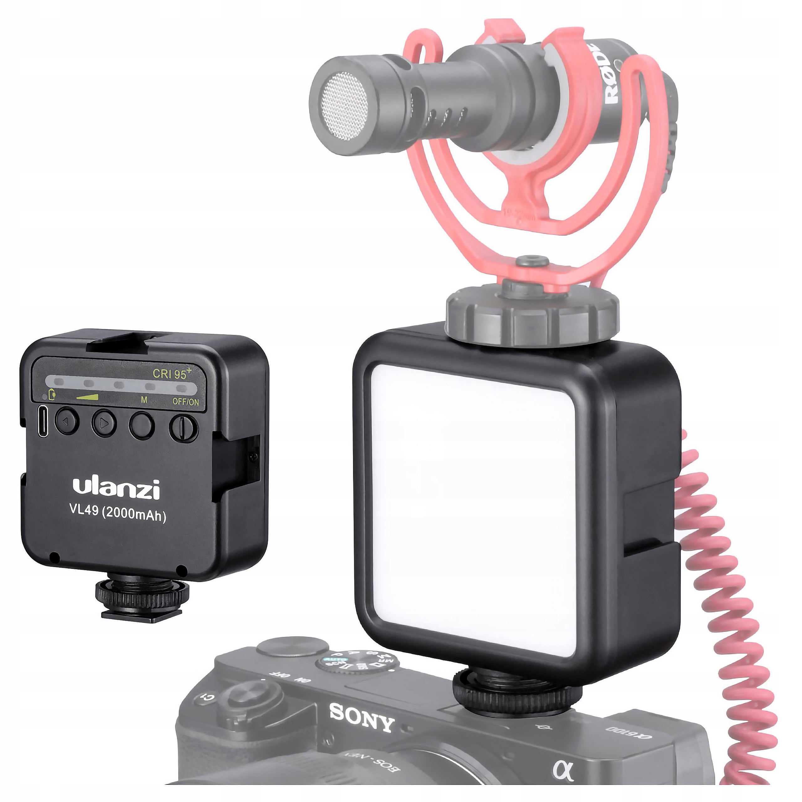 Osvětlovací lampa 49 Led Ulanzi VL49 pro sportovní kamery