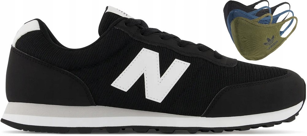 

46,5 Buty Męskie Czarne New Balance Adidas Maska