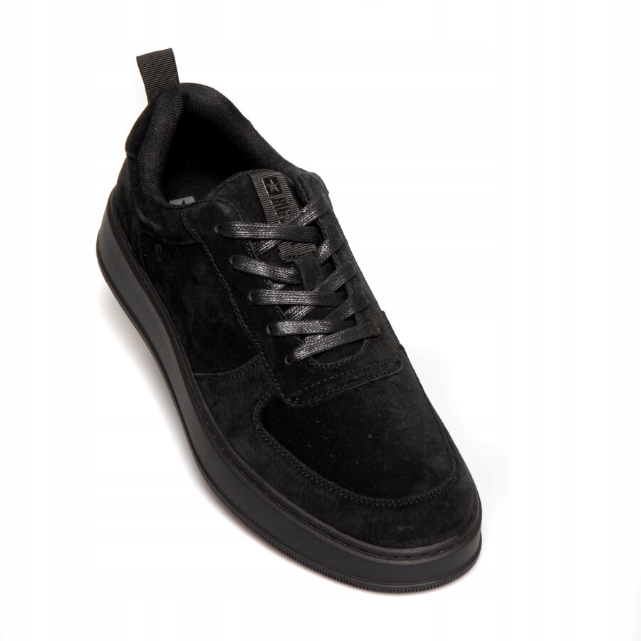 Pánské Semišové Tenisky Na Platformě Big Star OO174012 Černé 42