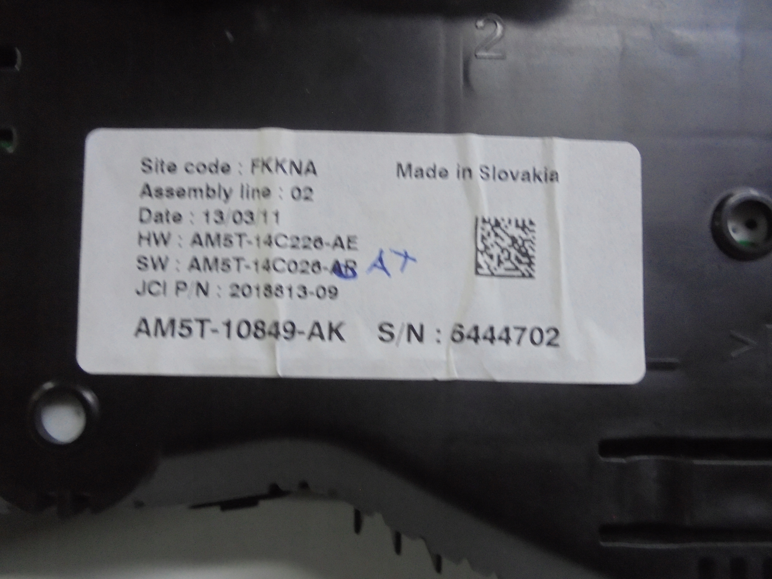 FORD C MAX C-MAX MK2 dials dials 1.6 2010R