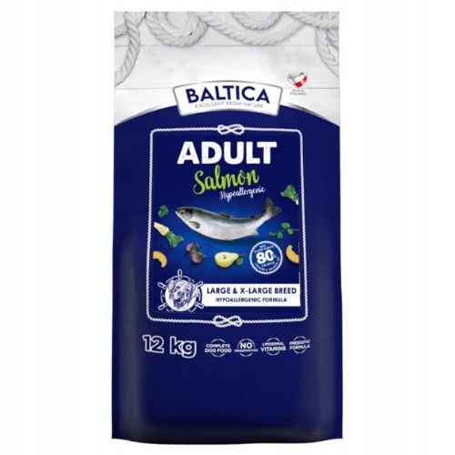 Baltica Adult L/XL Salmon 12kg Karma Sucha Dla Psa