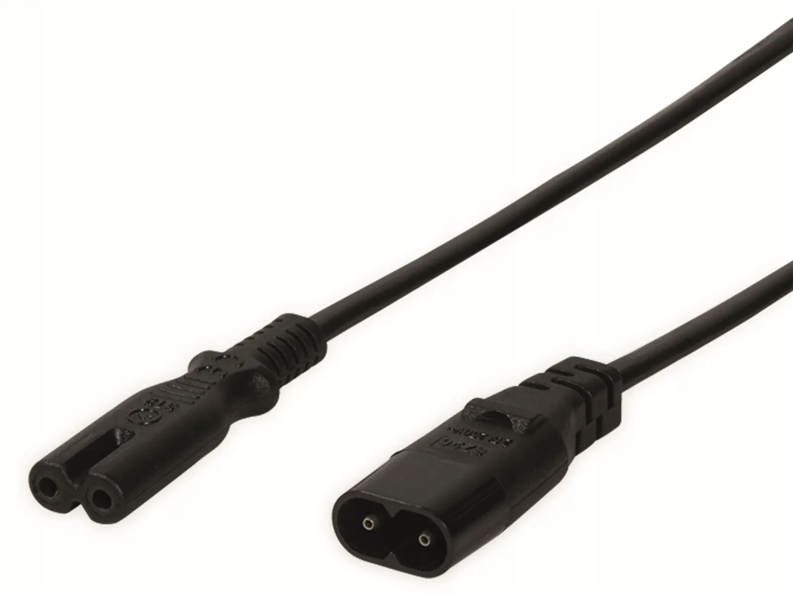 Przedłużacz kabla zasilającego LogiLink CP129 IEC C8 > C7 czarny 2m