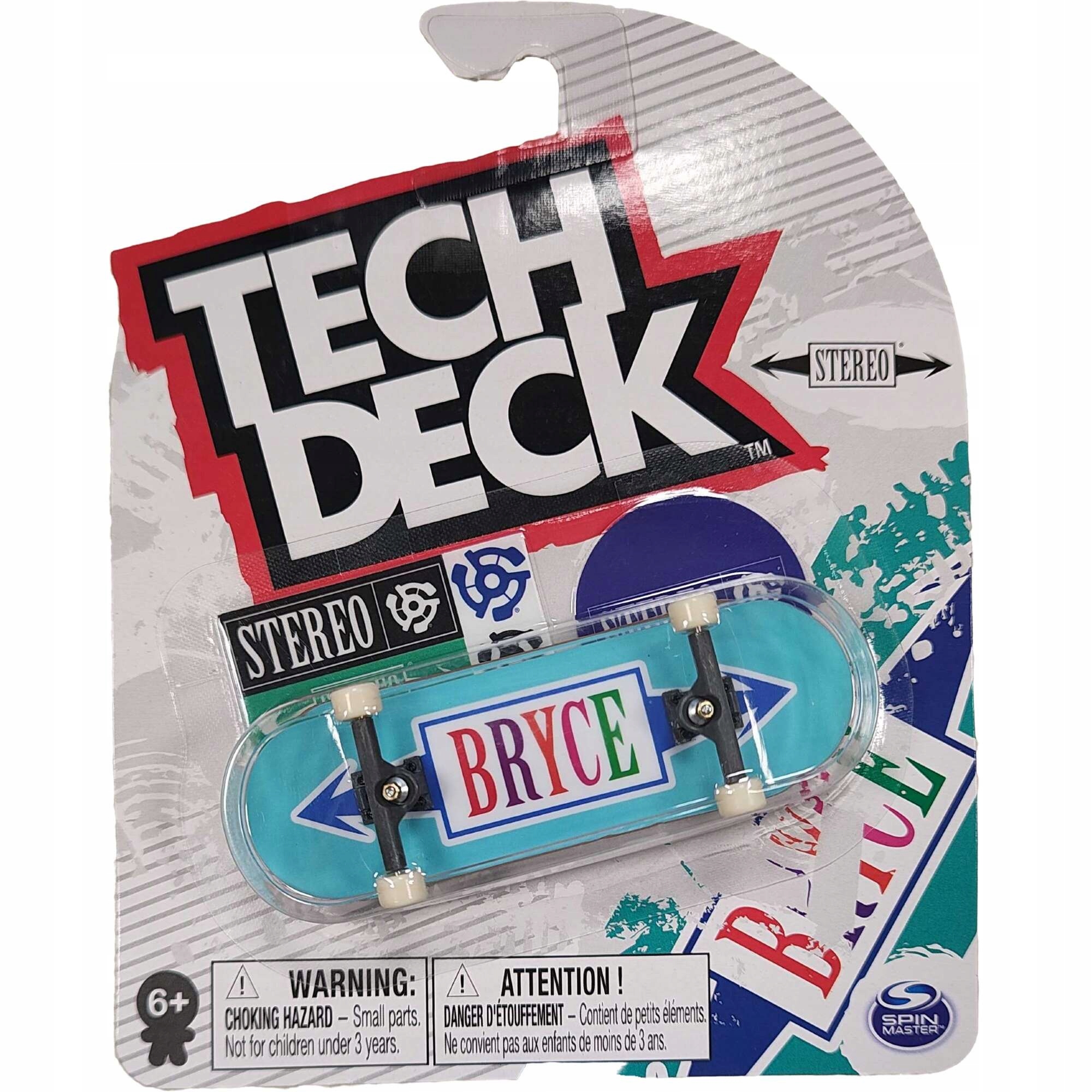 DESKOROLKA FINGERBOARD STEREO BRYCE + NAKLEJKI TECH DECK EAN (GTIN) 5904204242080
