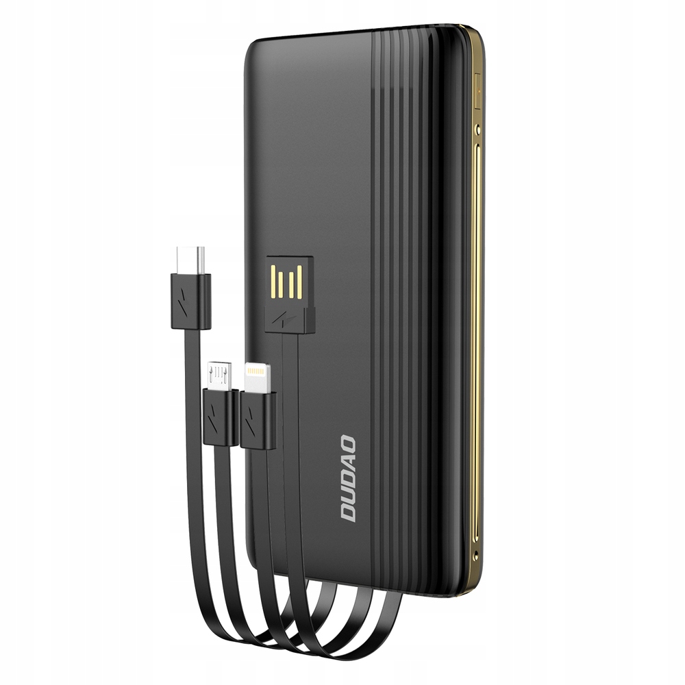 Dudao K4Pro powerbank z kablami 10000mAh