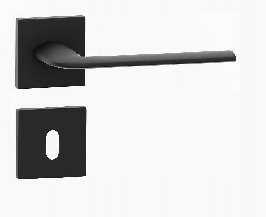 Klika kliky Loara barva černá rozety pokojový klíč