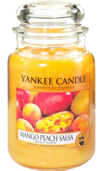 

Yankee Candle Mango Peach Salsa świeca 623g