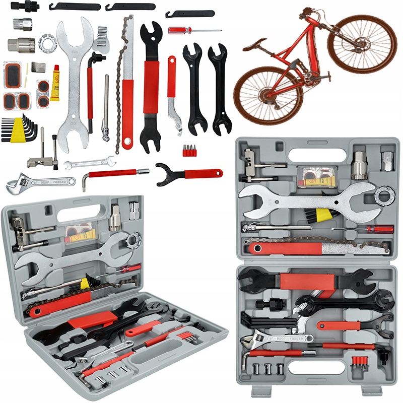 Drel Zestaw Narzędzi Rowerowych 44el Klucze Do Naprawy Serwisu Mtb