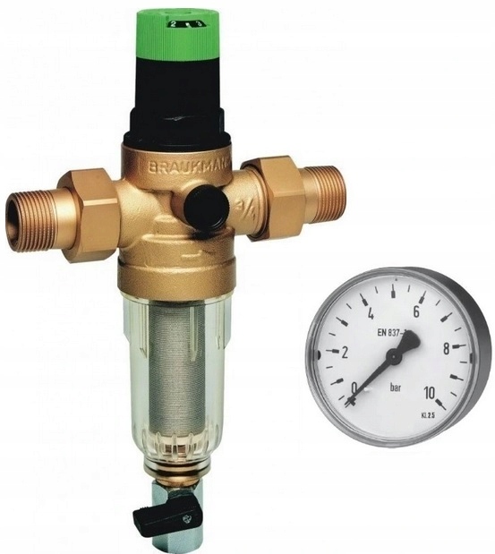 Filtr Reduktor Wody FK06 3/4 +manometr Honeywell