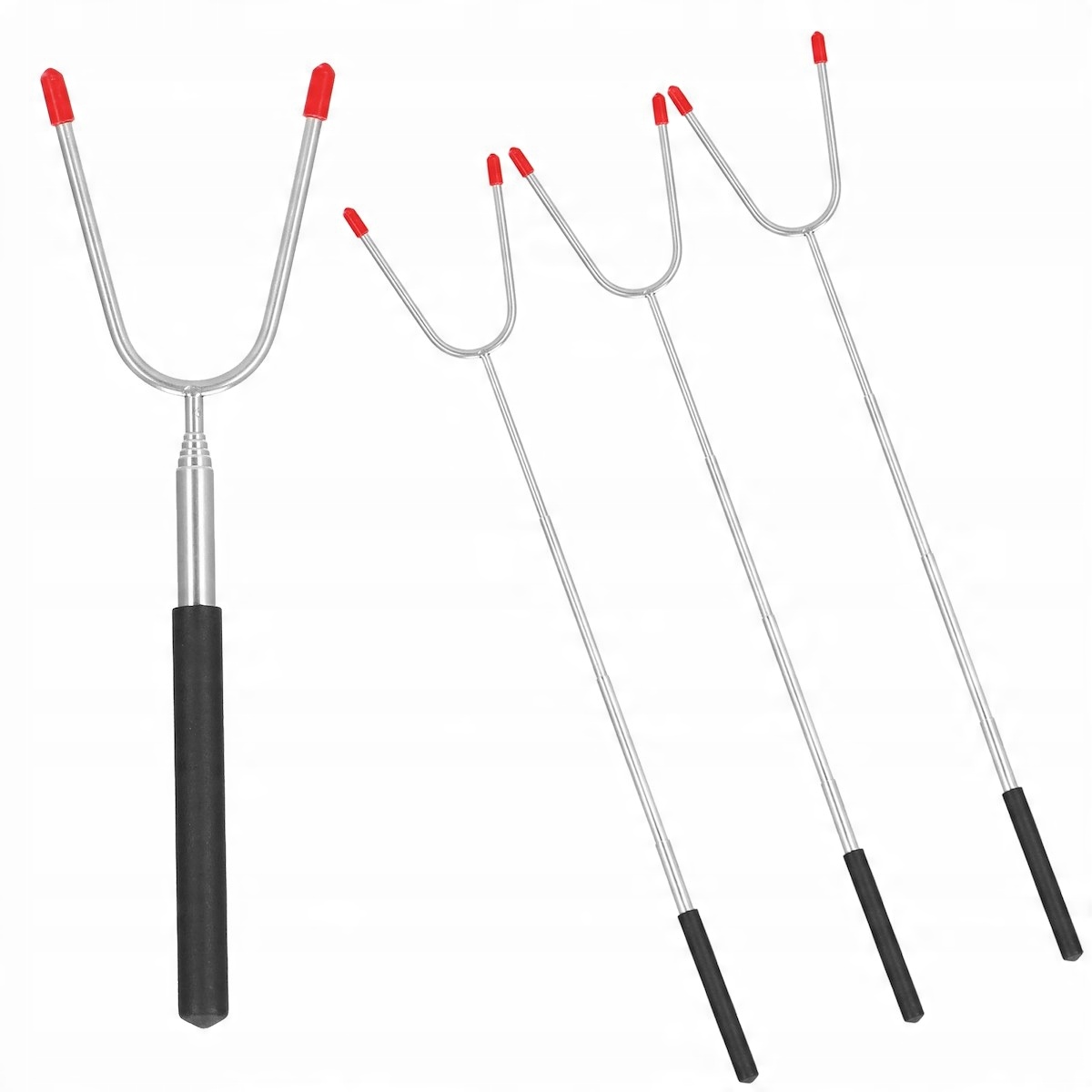 

Kije Widełki Na Grilla Ognisko 85cm Teleskopowy x4