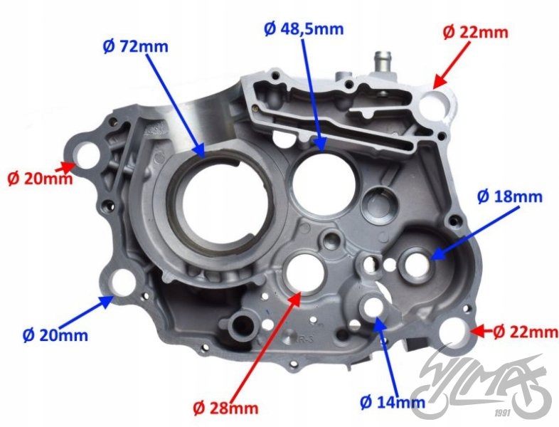 OBUDOWA WALU KARTER PRAWY ATV250 ST 9E Part manufacturer Other