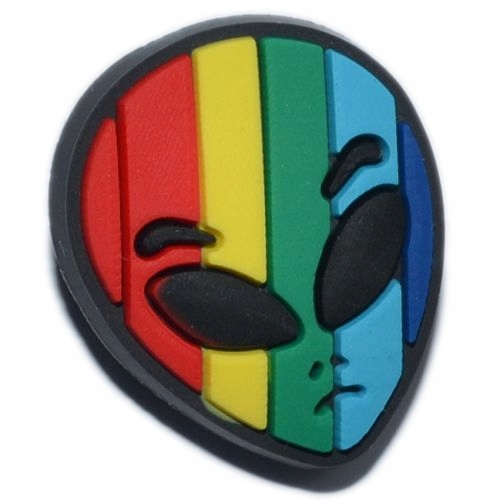 

Kosmos - Przypinka - Alien kosmita tęcza - 3916