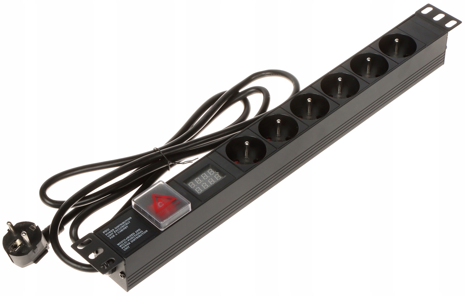 Zásuvková lišta s 6 zásuvkami PD-6/R-VA