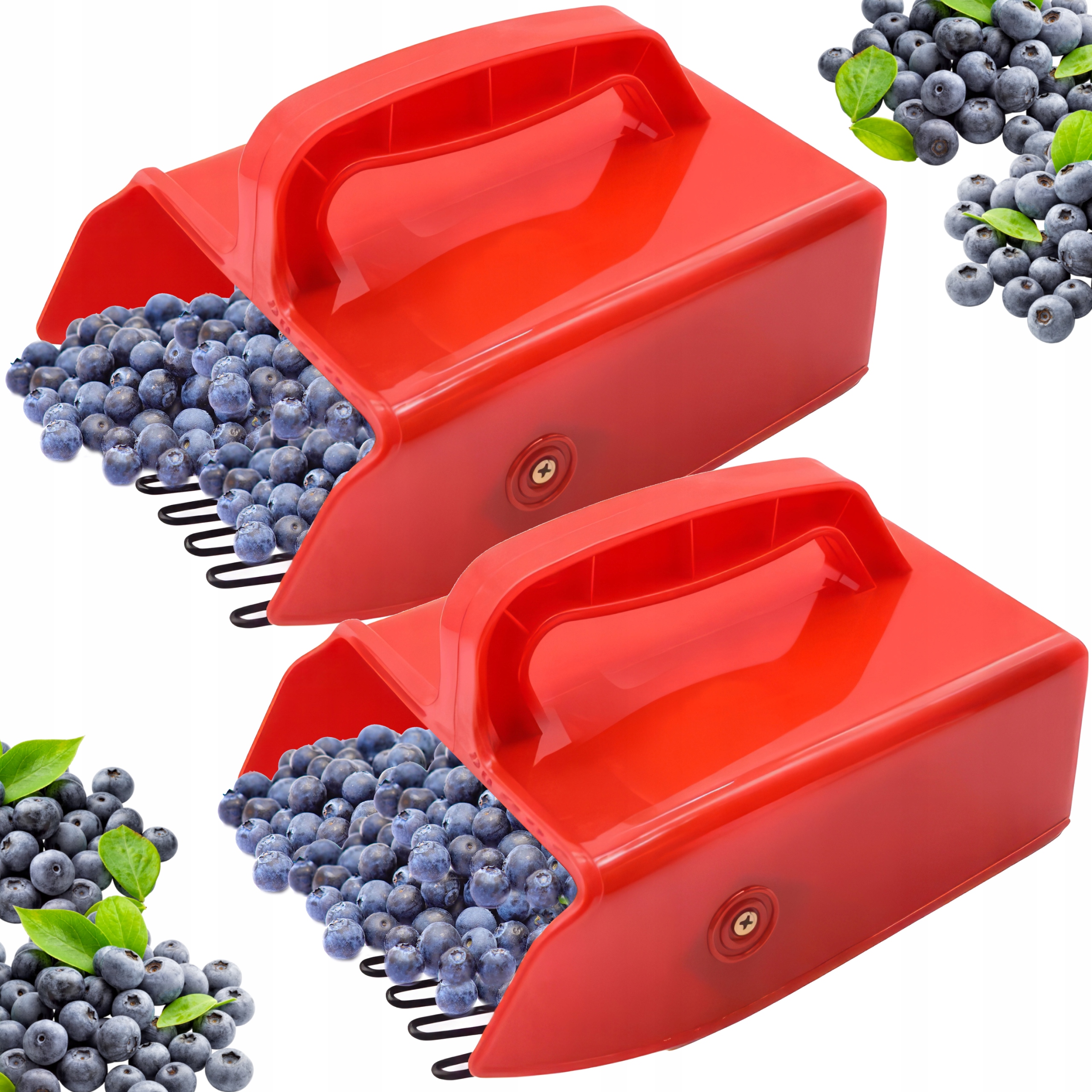 Zbieraczka Do Jagód Borówek Maszynka Owoców Zbierania Porzeczek 2SZT