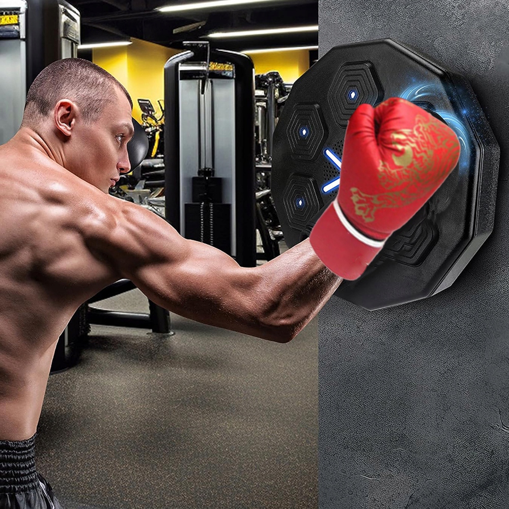 TRENAŻER BOKSERSKI DO MONTAŻU ŚCIANIE MUZYKA RGB GŁOŚNIK WOREK ŚWIATŁA Kod producenta 6HG0567327