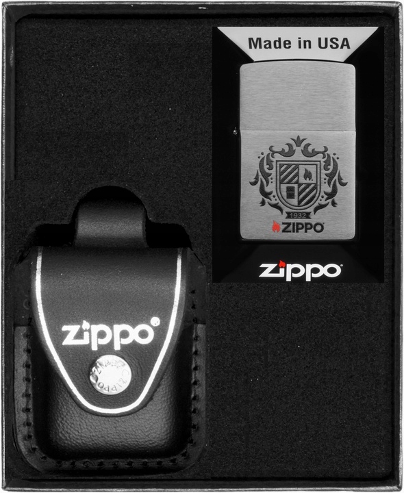 Sada Zippo Zapalovač Heraldic Crest Design Dárkový No3