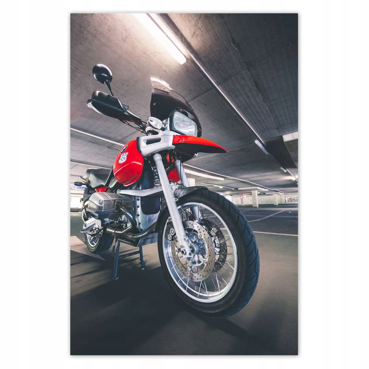 

Plakaty 60x90 Czerwony motocykl Bmw