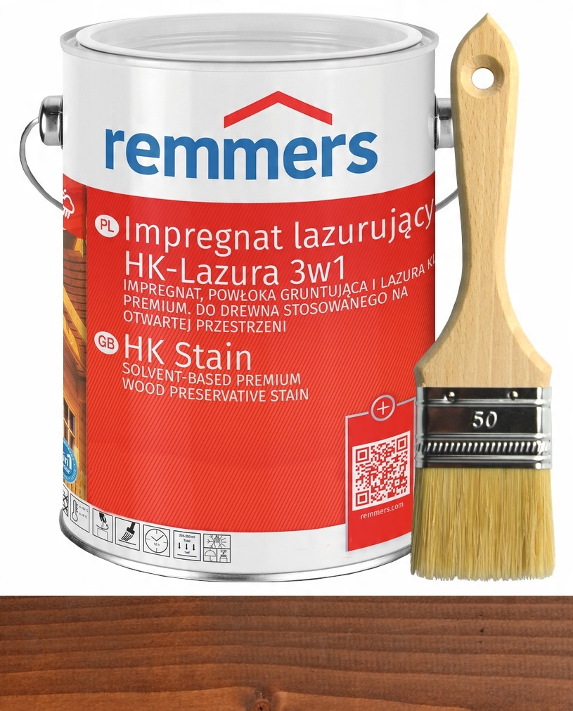 

Remmers Hk-lasur lazura do drewna 2,5L Orzech