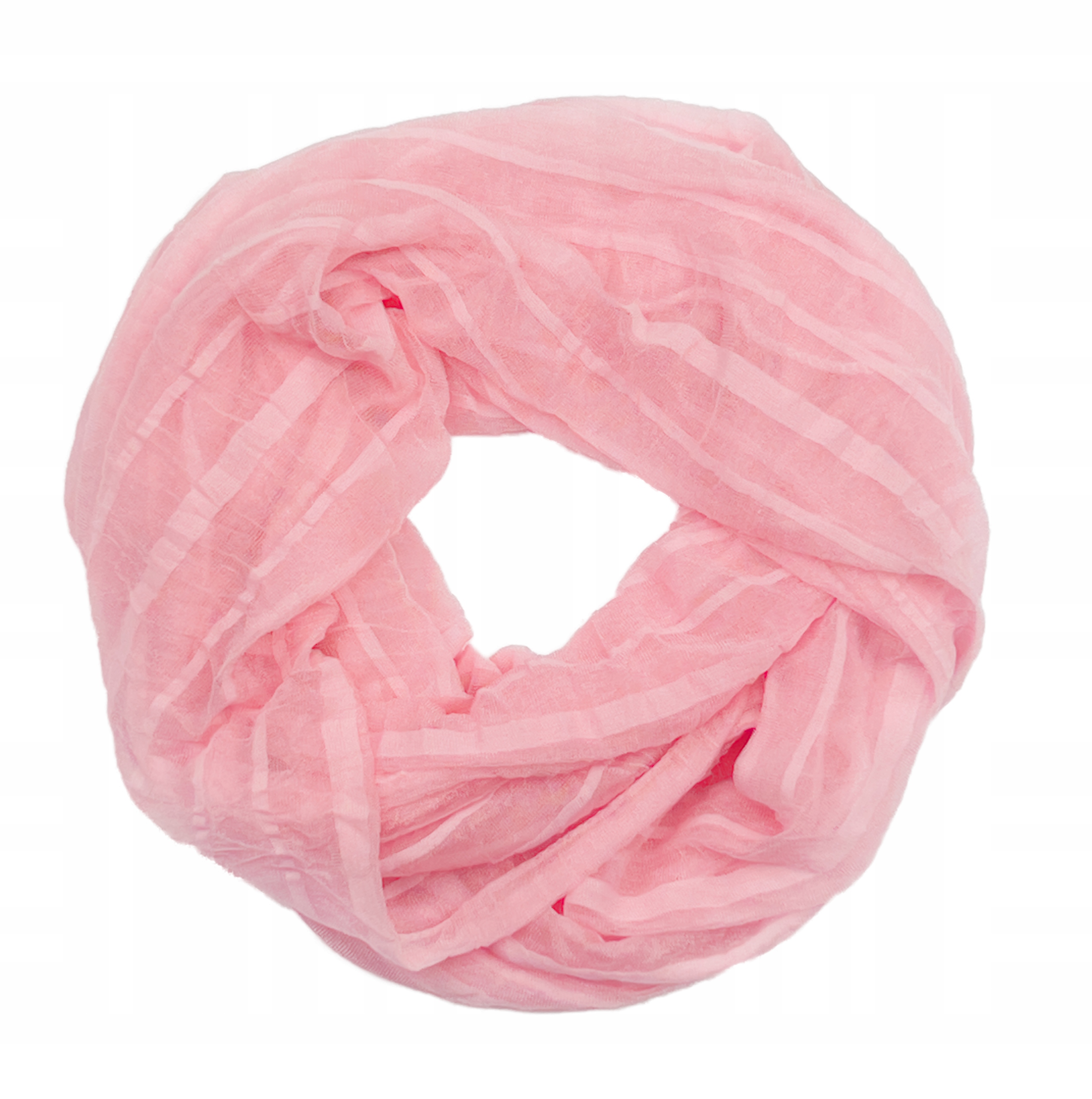 

apaszka Komin szalik jednokolorowy jasny różowy