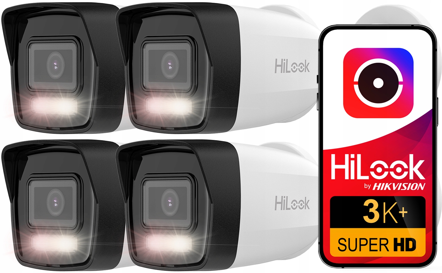 Ip kamera 6Mpx Hybrid Light Mikrofón HiLook od Hikvision 4x IPC-B160HA-LU