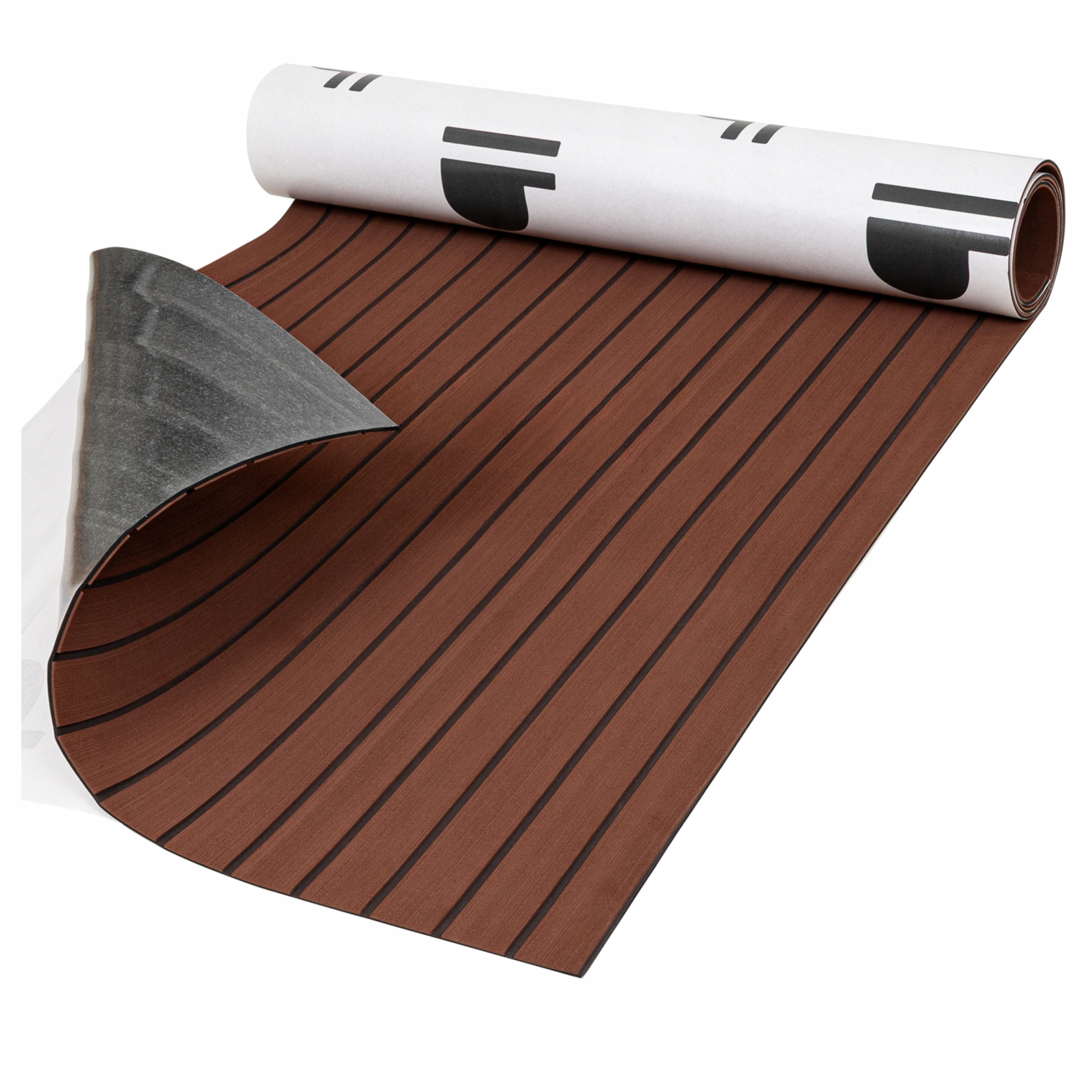 Mata antypoślizgowa mahoń Eva wykładzina podłogowa na pokłady odporna na Uv