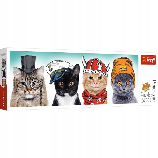 

Trefl, Puzzle Panorama 500: Puszysta ekipa (29504)
