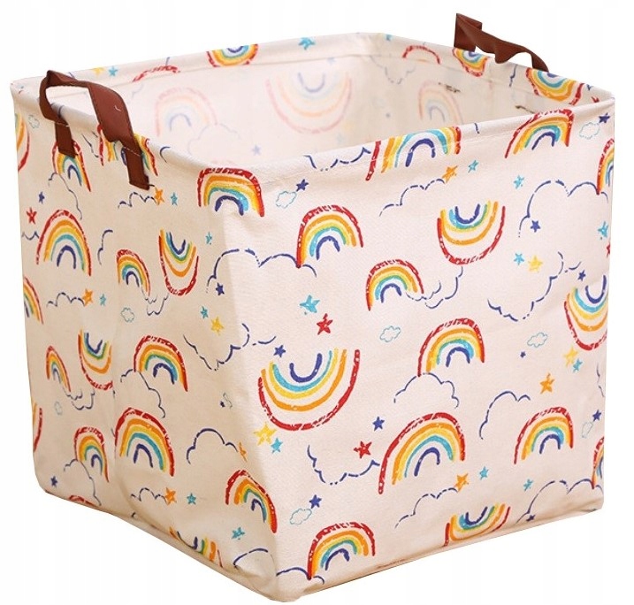 DUŻY POJEMNIK KOSZ WOREK NA ZABAWKI PRANIE POJEMNY