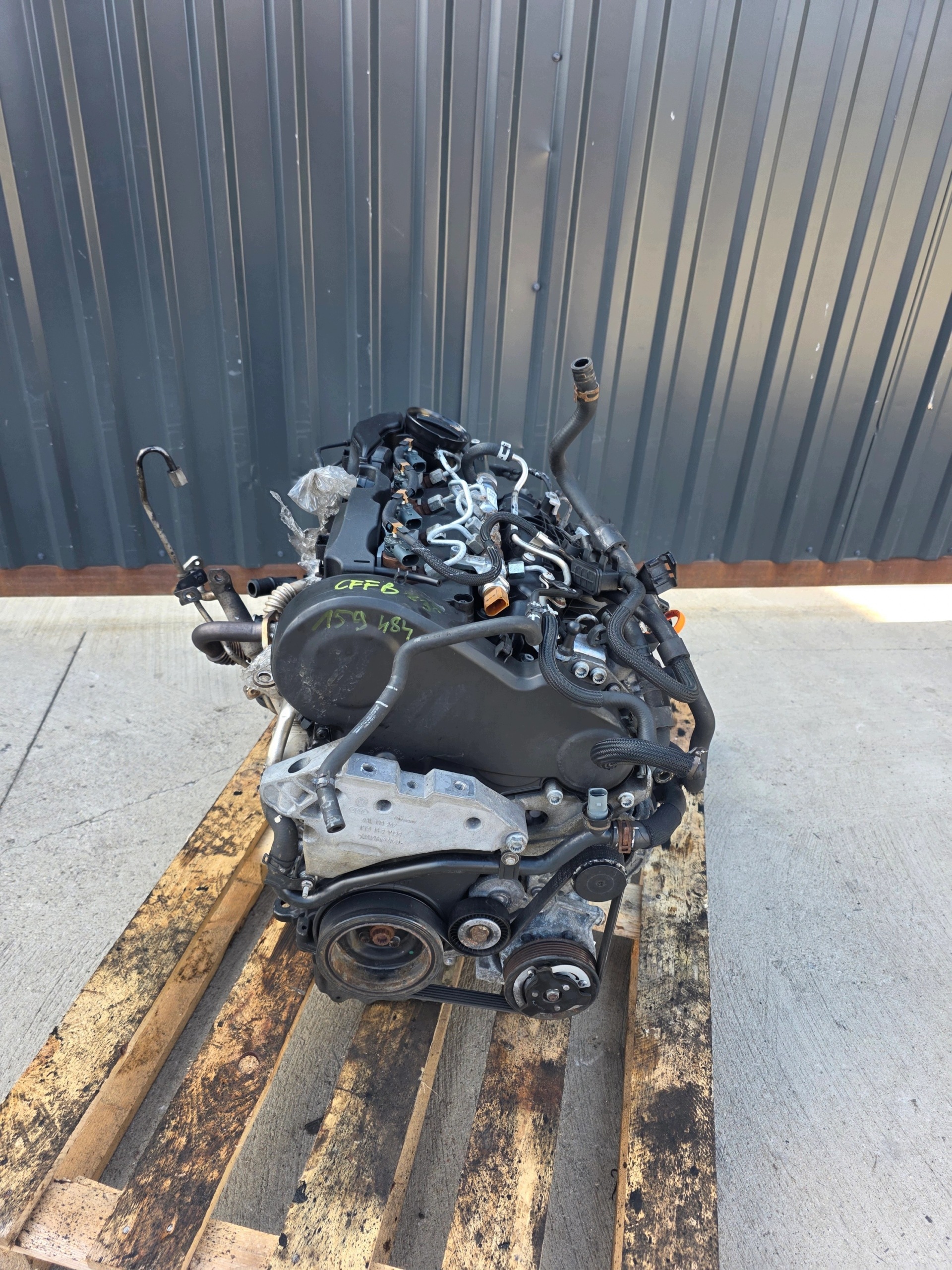 engine complete AUDI VW SEAT SKODA 2.0 TDI CFF CFFB 159484 KM original *3
