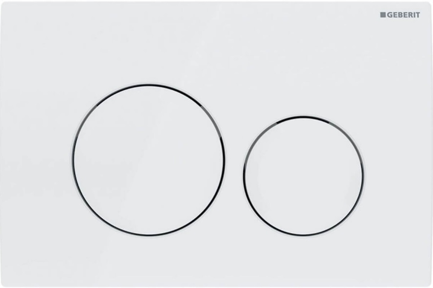 Front przednia klapka do przycisku Geberit Delta 20 115.127.11.1 biały