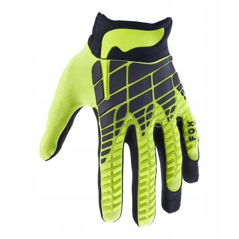 Motocyklové rukavice cross Fox 360 Fluo Yellow žlté fluo Zadarmo