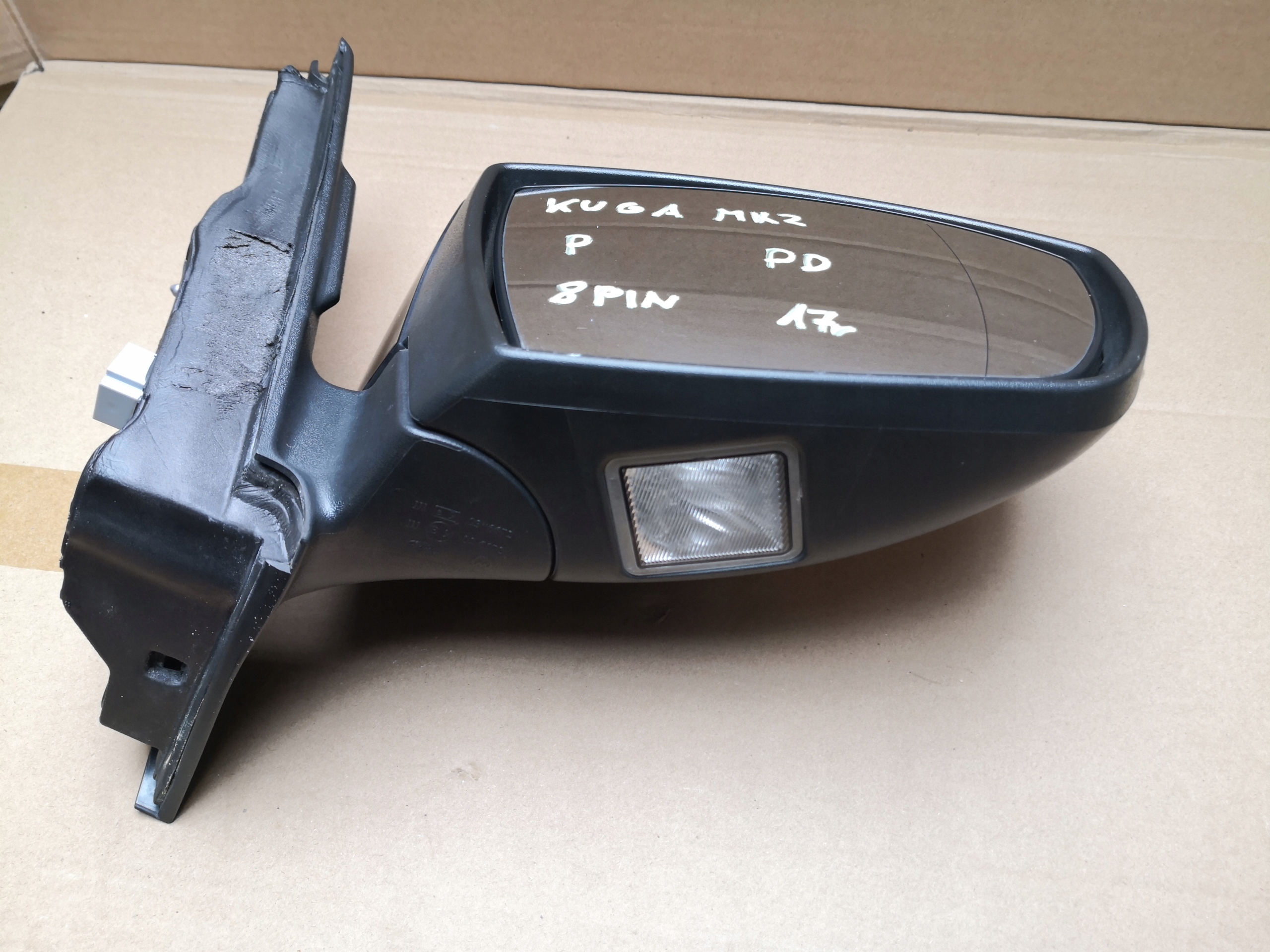 mirror right 8 PIN FORD KUGA MK2 LIFT PD