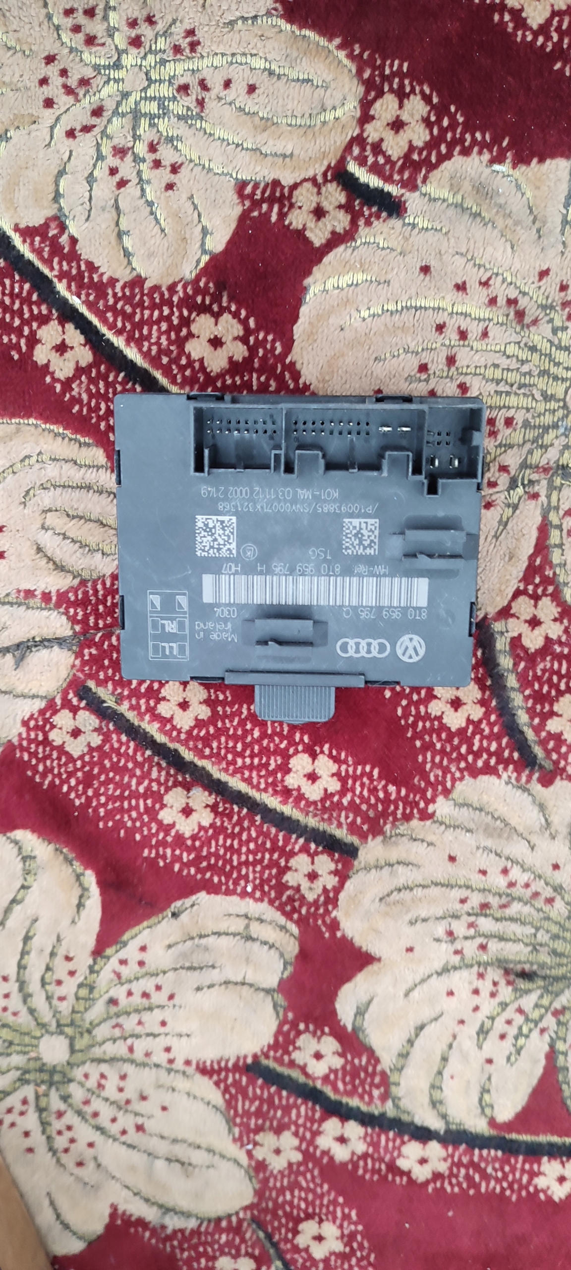 control unit door AUDI A5 S5 8T 8T0959795Q