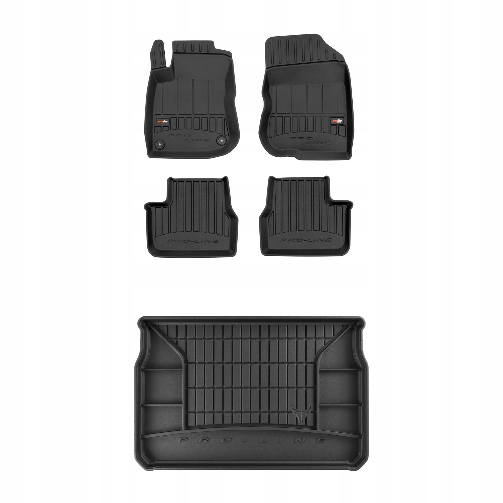 Sada gumových kobercov a rohoží pre Peugeot 208 I 2012-2019