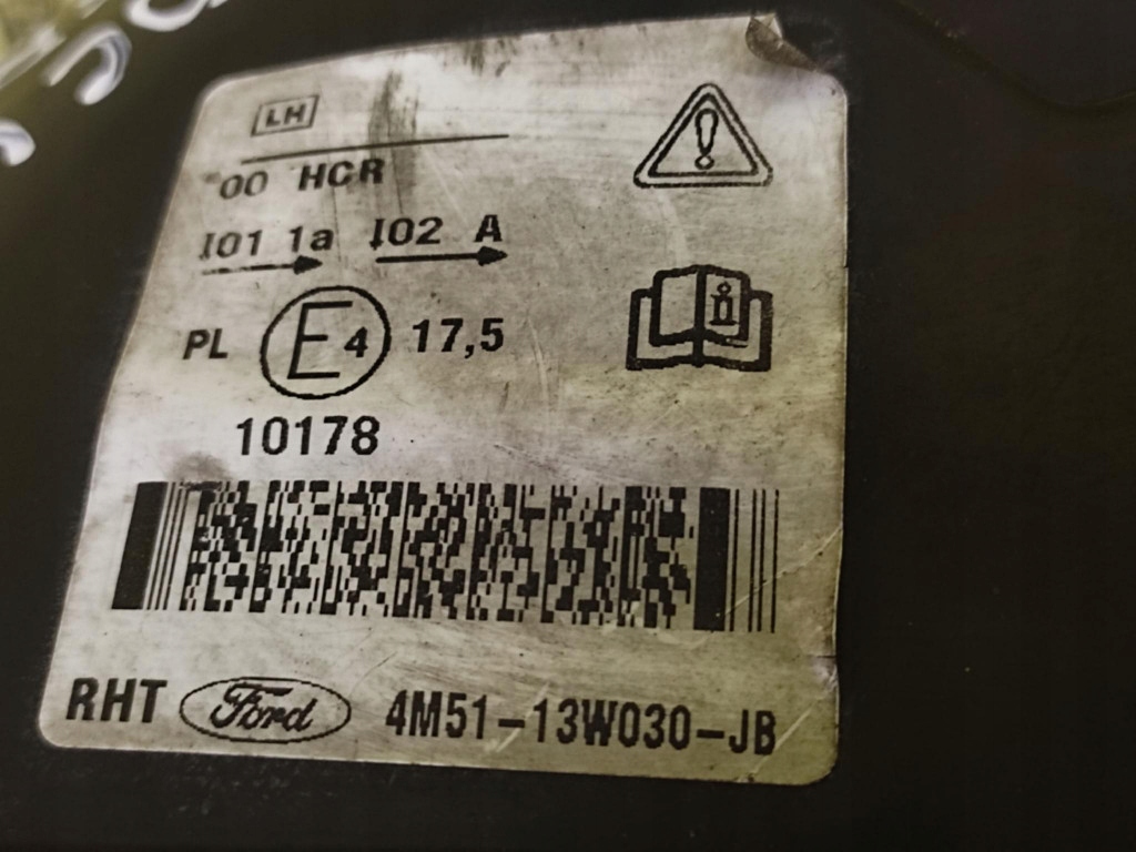 FORD FOCUS MK2 REFLEKTOR light left front 4M5113W030JB