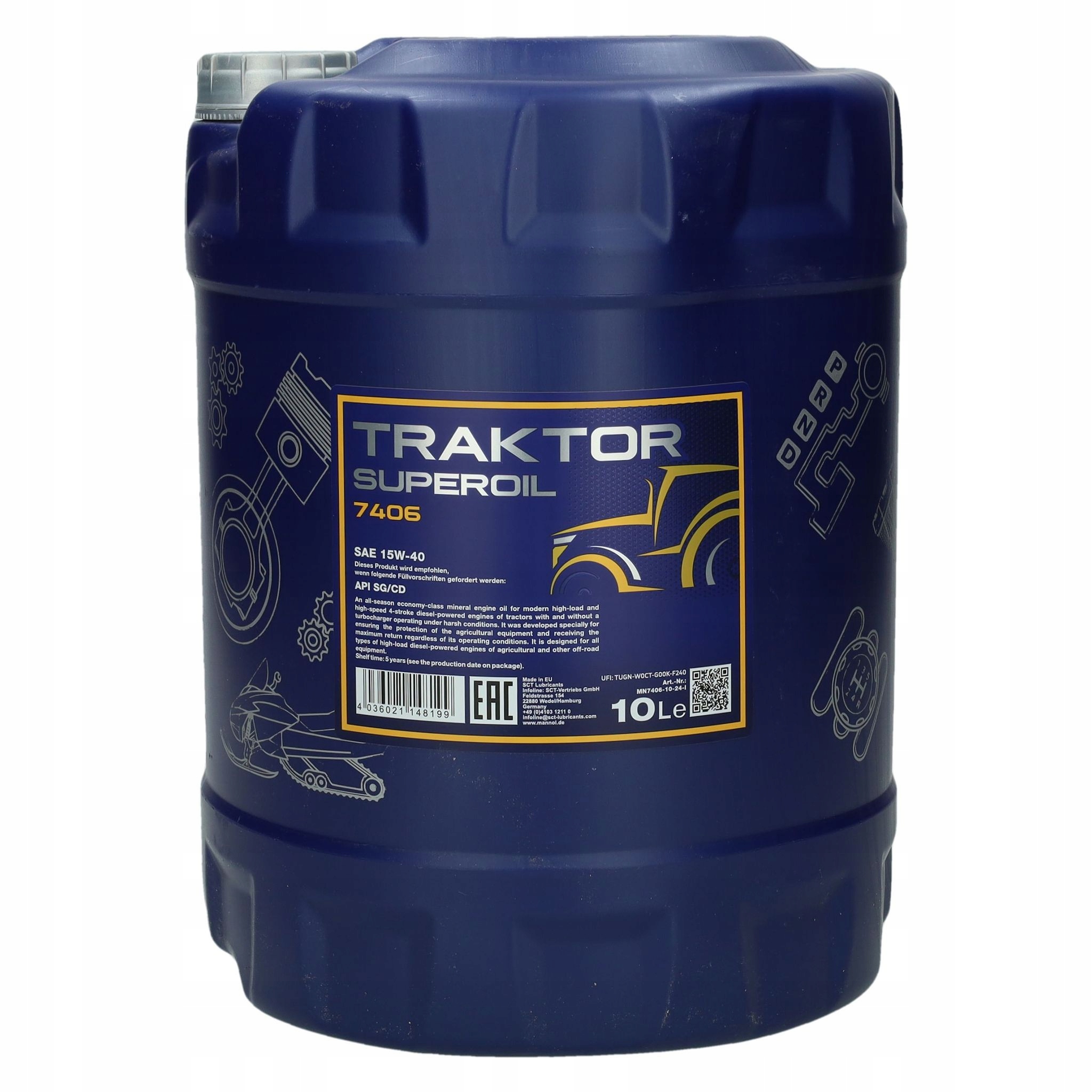 Olej Silnikowy 7406 Mannol Traktor Superoil 15w40 10L