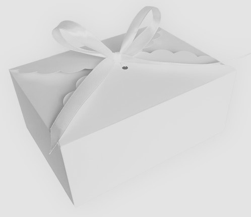 PŁASKIE PUDEŁKO PUDEŁKA KARTONIK NA CIASTO CIASTKA bezpieczne dno podkładka