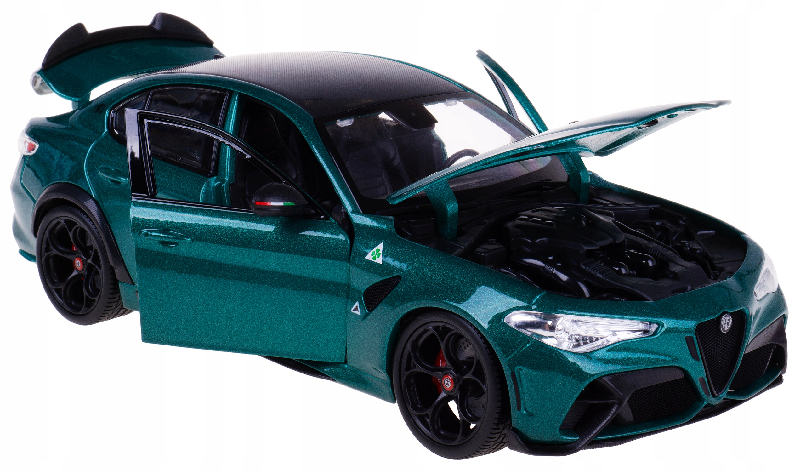 Alfa Romeo Giulia Gta Model Kovový Bburago 1:18 Zelený