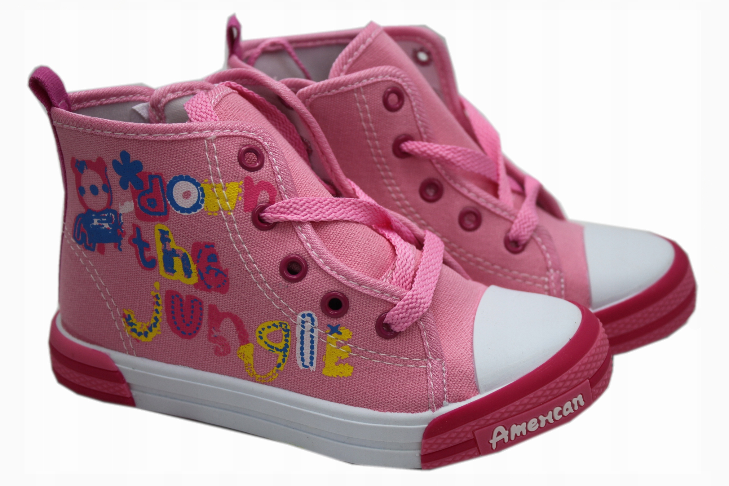 

Trampki dziewczęce American Club pink 26