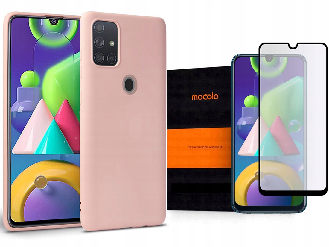 

Icon - Slim Etui Obudowa Do - Galaxy M31 +szkło Tg