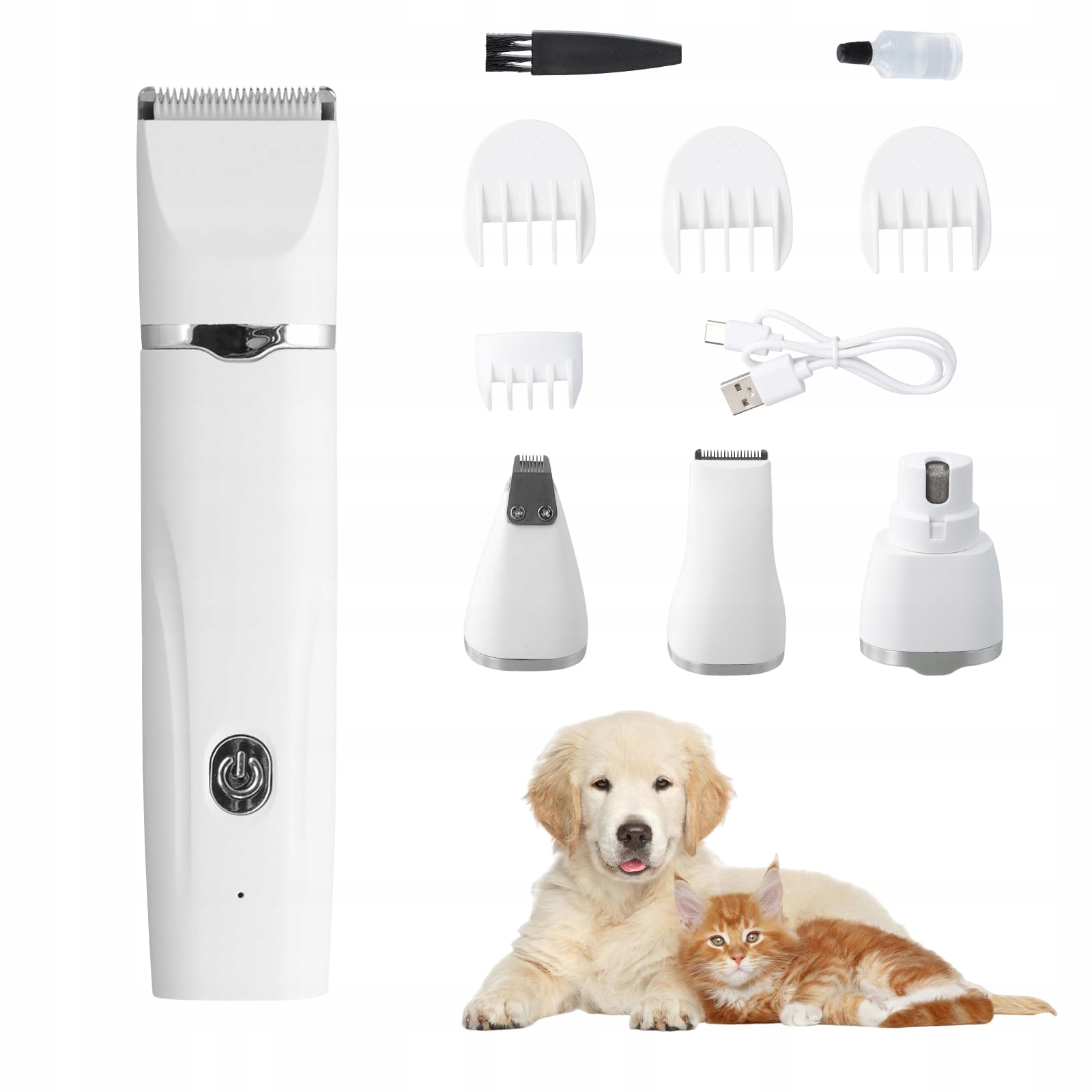 Levně Focenat Tichý stroj na stříhání psů a koček, zastřihovač tlapek