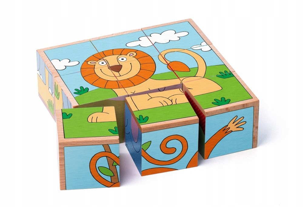 

Puzzle Klocki Przestrzenne Układanka 9 Klocków