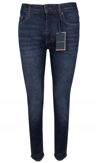 Tommy Hilfiger pánské džínové kalhoty Bleecker, tmavě modré, 38/32