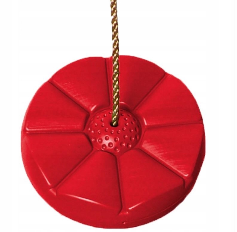 HUŚTAWKA KWIATEK SIEDZISKO OKRĄGŁE REGULACJA NA PLAC ZABAW -- KOLORY -- Wiek dziecka 3 lata +