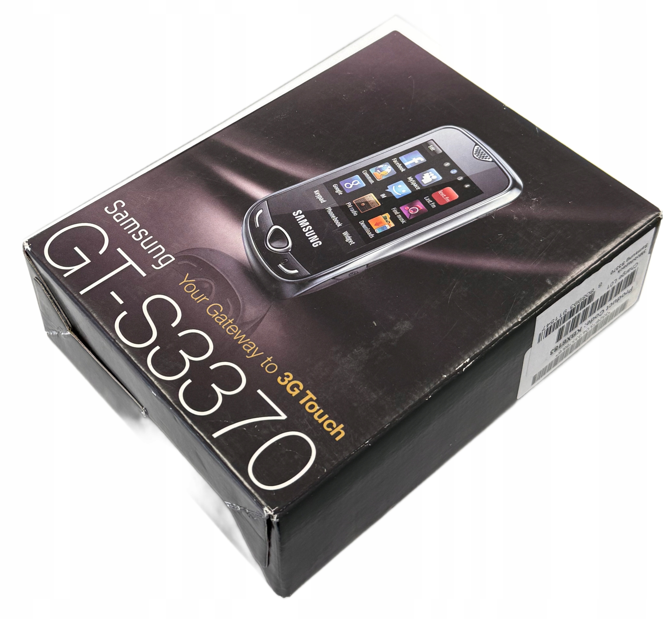 Dotykový Mobilný Telefón Samsung GT-S3370, Úplne Nový, Čierny