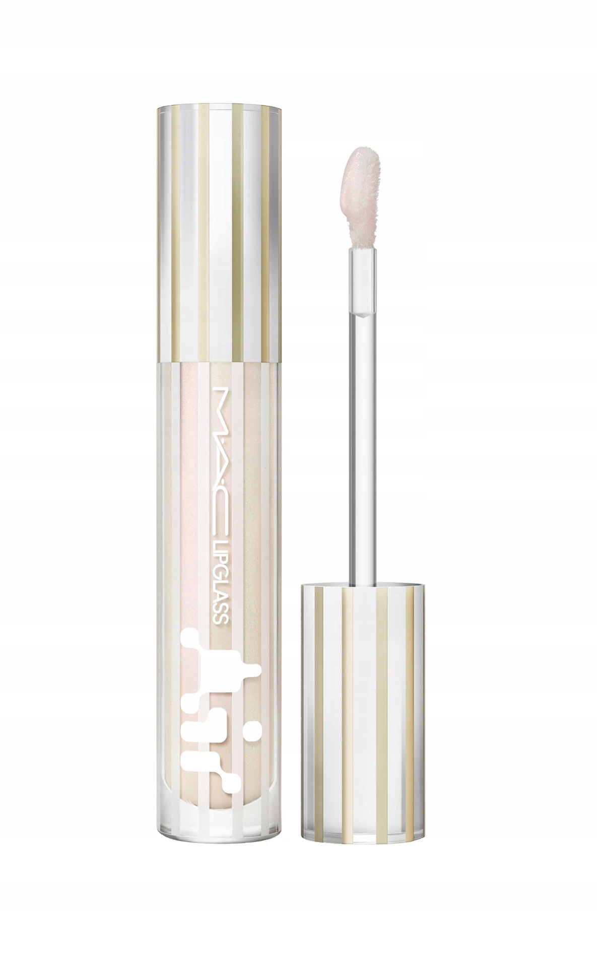 Błyszczyk do ust Mac Lipglass Air Frosting nawilżający Bezbarwny
