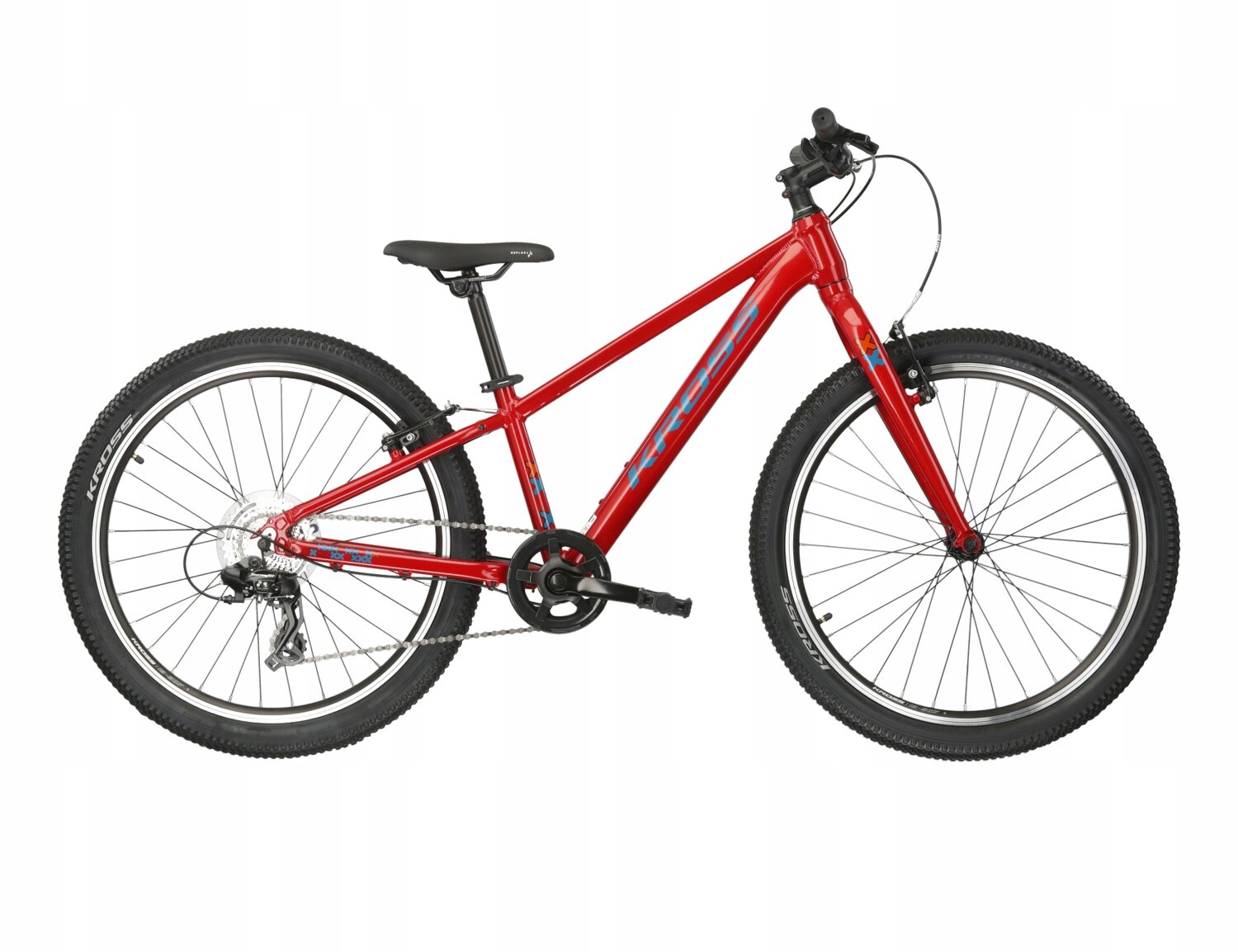 Rower Kross Level Jr 1.0 czerwony połysk 24"