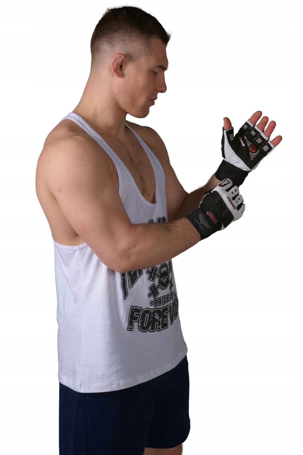 BELTOR RĘKAWICZKI NA SIŁOWNIE STRONG LIFT SYSTEM 3 Z OWIJKĄ ROZMIAR S Kod producenta H0147