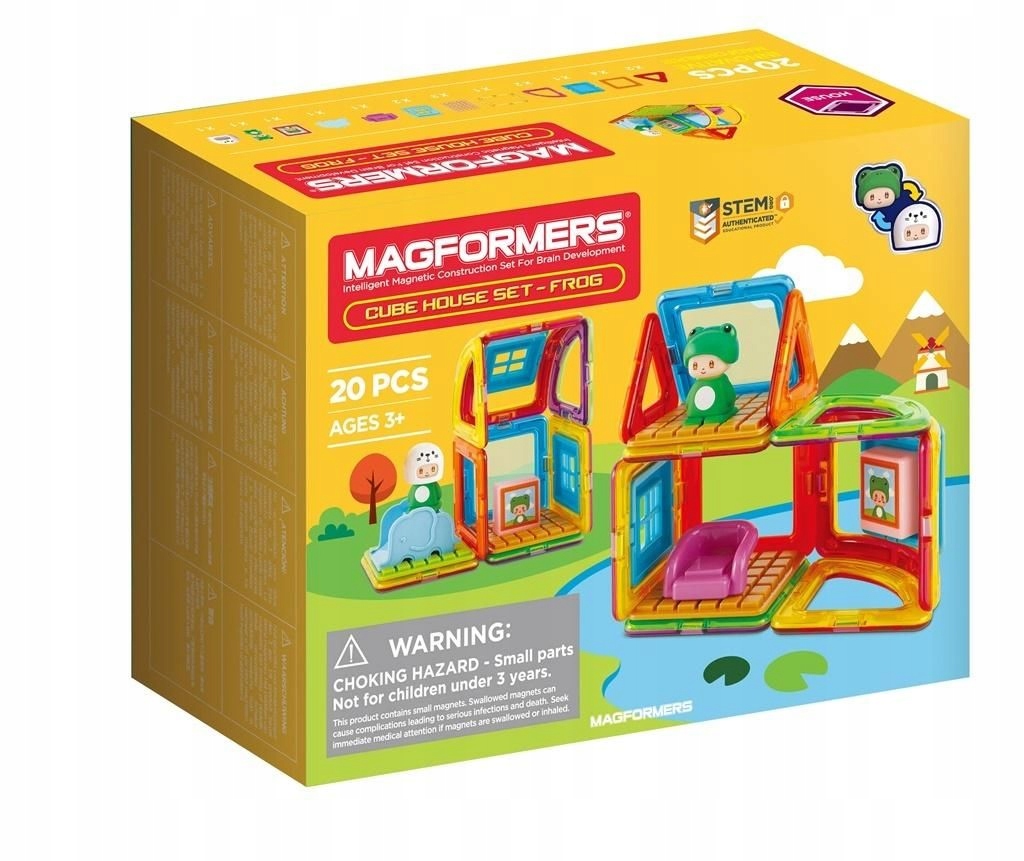 Magformers. Cube House Żaba 20 elementów