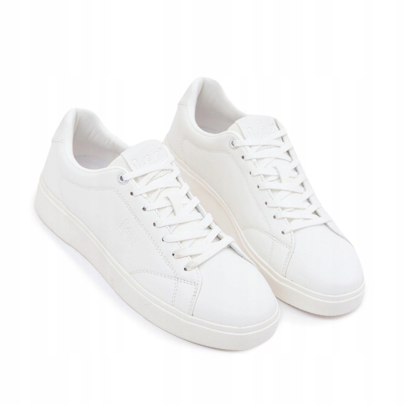 Pánské Tenisky Eko Kůže Lee Glenn Men LOW50261026.03A Bílé 43